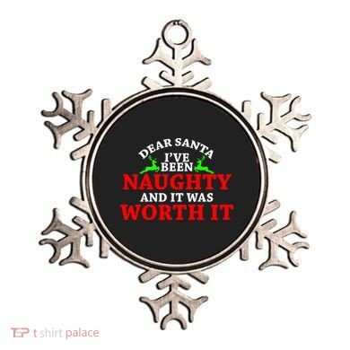 I've Been Naughty And It Worth it Ornament