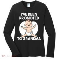 I've Been Promoted To Grandma Women's Long Sleeve Shirt thumb 0