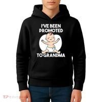 I've Been Promoted To Grandma Kids Hoodie thumb 4