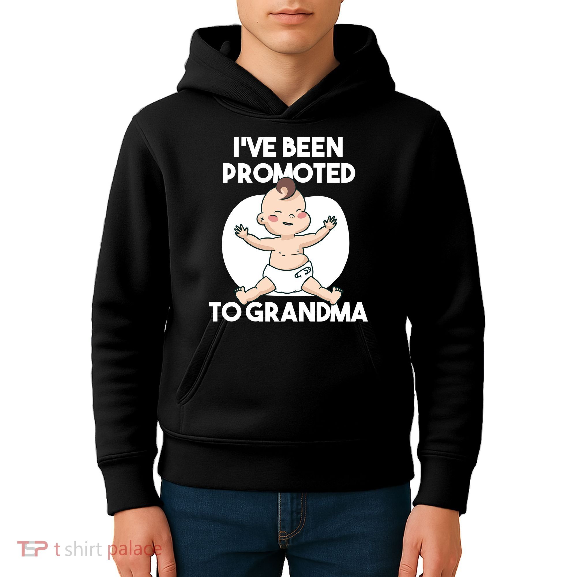 I've Been Promoted To Grandma Kids Hoodie