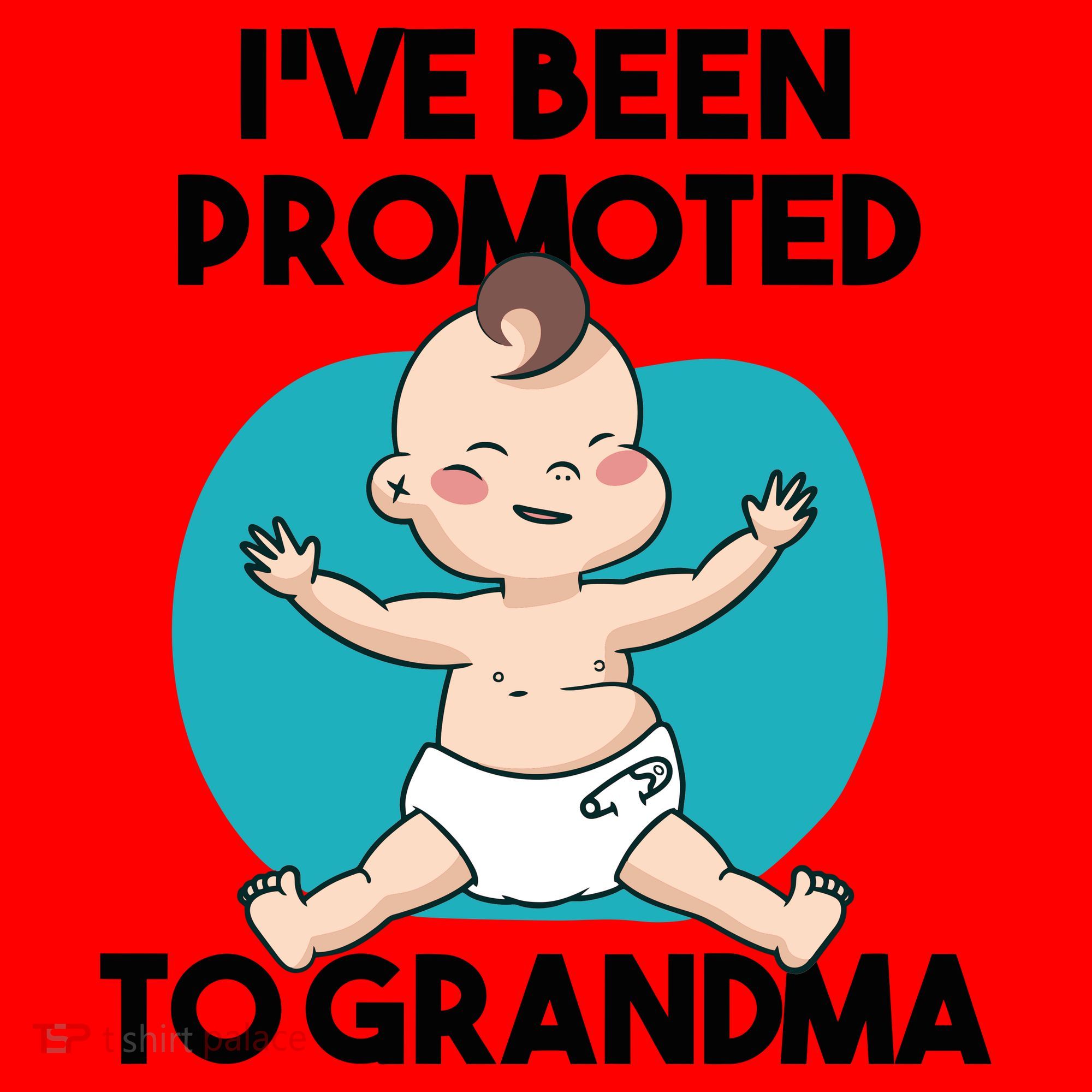 I've Been Promoted To Grandma Santa Hat