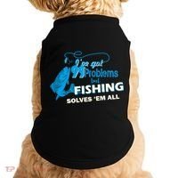 I've Got 99 Problem but Fishing Solves Them All Doggie Tank thumb 0