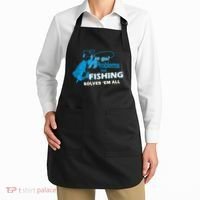 I've Got 99 Problem but Fishing Solves Them All Apron thumb 2