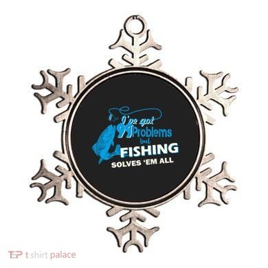 I've Got 99 Problem but Fishing Solves Them All Ornament