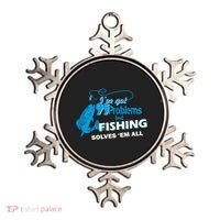 I've Got 99 Problem but Fishing Solves Them All Ornament thumb 0