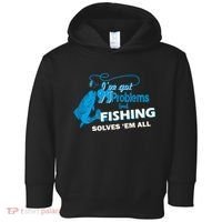 I've Got 99 Problem but Fishing Solves Them All Toddler Hoodie thumb 0