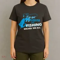 I've Got 99 Problem but Fishing Solves Them All T-Shirt thumb 4