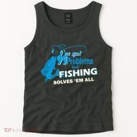 I've Got 99 Problem but Fishing Solves Them All Tank Top thumb 2