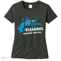 I've Got 99 Problem but Fishing Solves Them All Women's T-Shirt thumb 0