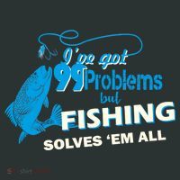 I've Got 99 Problem but Fishing Solves Them All Kids Sweatshirt thumb 2