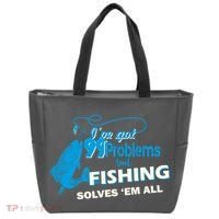 I've Got 99 Problem but Fishing Solves Them All Tote Bag thumb 0