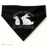 I've Got Friends In Low Places USA-Made Doggie Bandana thumb 0