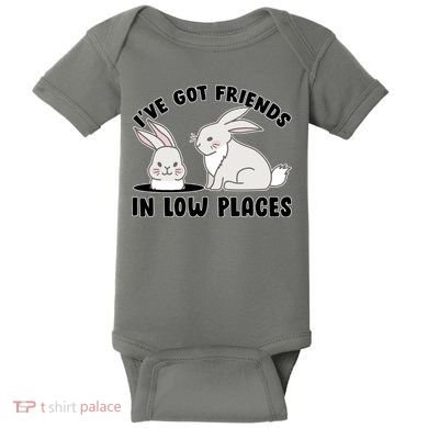 I've Got Friends In Low Places Baby Bodysuit