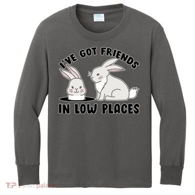 I've Got Friends In Low Places Kids Long Sleeve Shirt