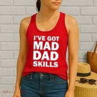 I've Got Mad Dad Skills Women's Tank Top thumb 2