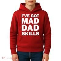 I've Got Mad Dad Skills Kids Hoodie thumb 4