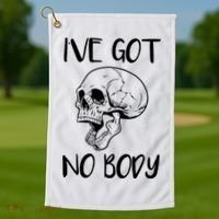 I've Got No Body Golf Towel thumb 1