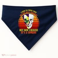 I've Realized My Life Isn't A Tragedy It's A Comedy USA-Made Doggie Bandana thumb 0