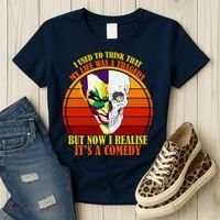 I've Realized My Life Isn't A Tragedy It's A Comedy Women's T-Shirt thumb 3