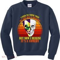 I've Realized My Life Isn't A Tragedy It's A Comedy Kids Sweatshirt thumb 0