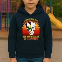 I've Realized My Life Isn't A Tragedy It's A Comedy Kids Hoodie thumb 3