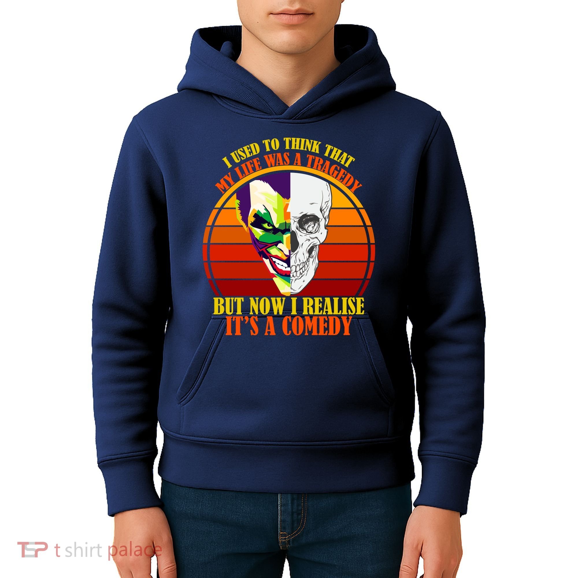 I've Realized My Life Isn't A Tragedy It's A Comedy Kids Hoodie