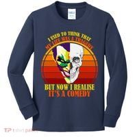 I've Realized My Life Isn't A Tragedy It's A Comedy Kids Long Sleeve Shirt thumb 0
