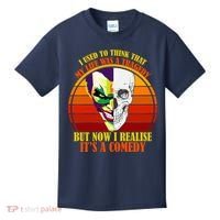 I've Realized My Life Isn't A Tragedy It's A Comedy Kids T-Shirt thumb 0
