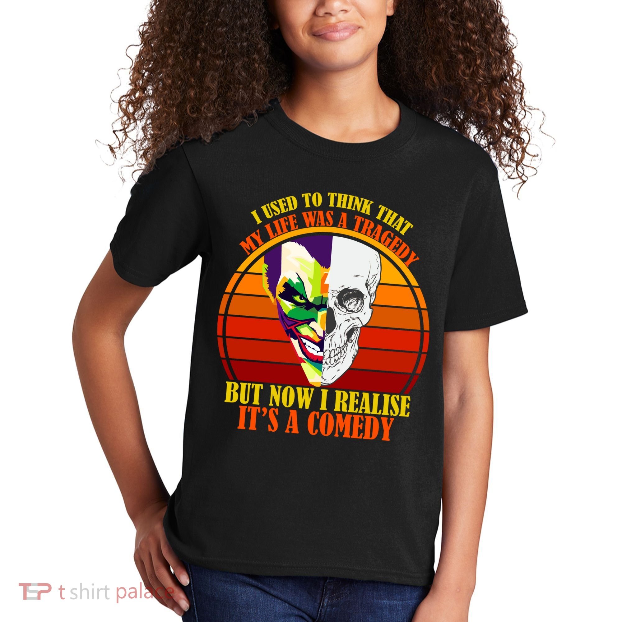 I've Realized My Life Isn't A Tragedy It's A Comedy Kids T-Shirt