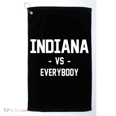 Indiana Vs Everybody Golf Towel