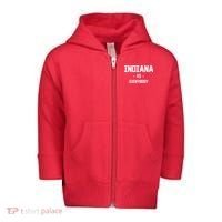 Indiana Vs Everybody Toddler Zip Fleece Hoodie thumb 0