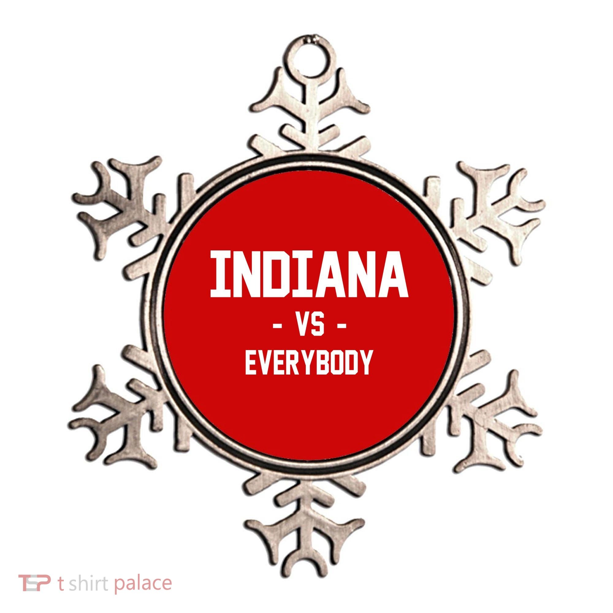Indiana Vs Everybody Ornament
