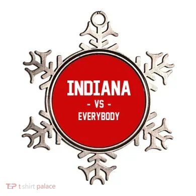 Indiana Vs Everybody Ornament