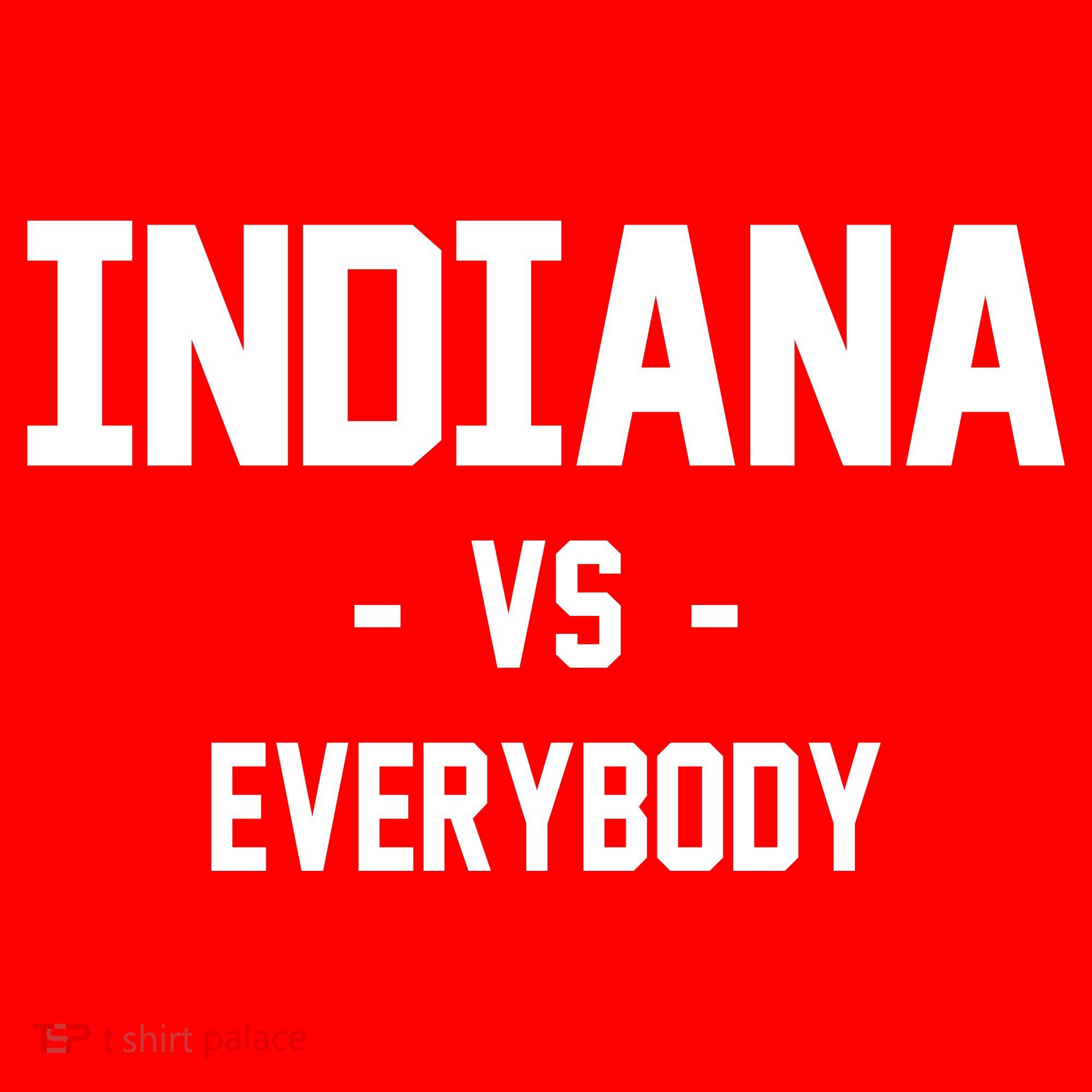 Indiana Vs Everybody Ornament