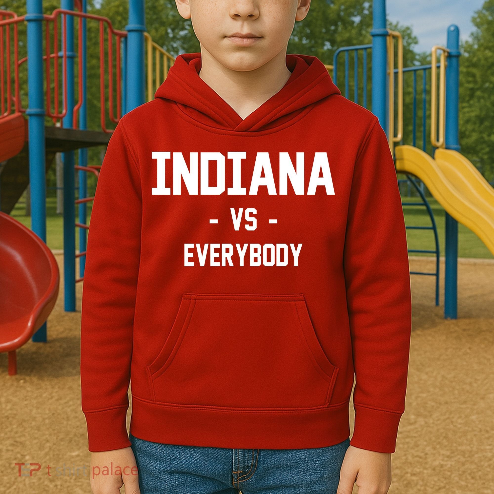 Indiana Vs Everybody Kids Hoodie