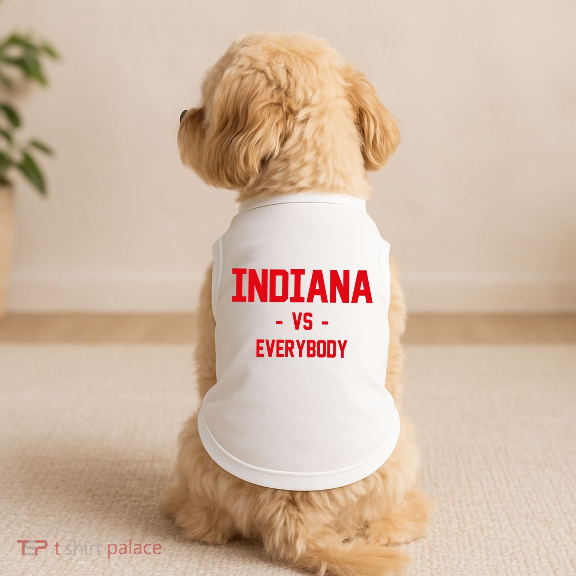 Indiana Vs Everybody (Red) Doggie Tank