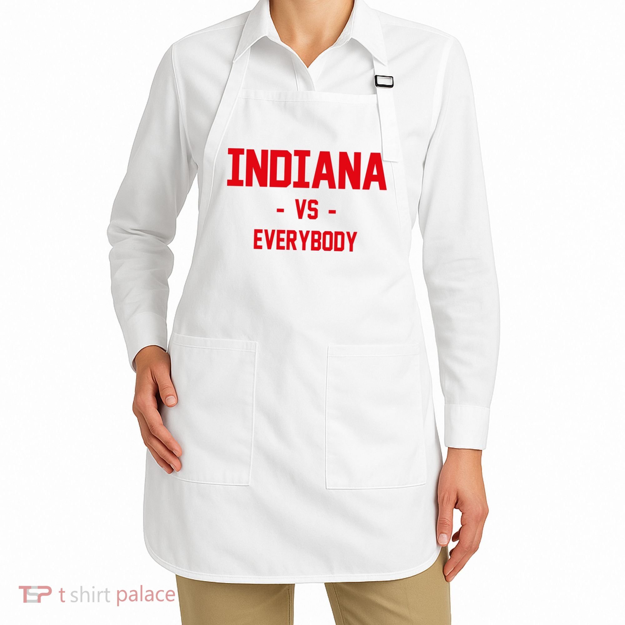 Indiana Vs Everybody (Red) Apron