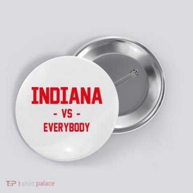 Indiana Vs Everybody (Red) Button