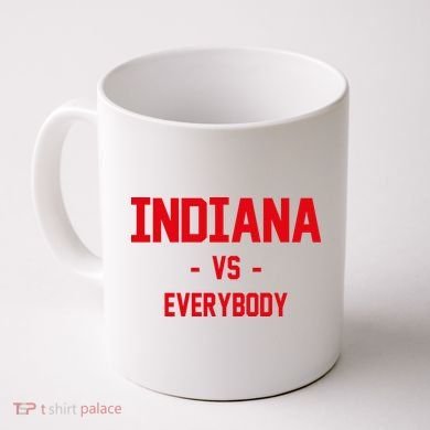 Indiana Vs Everybody (Red) Coffee Mug