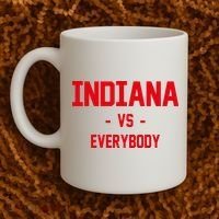 Indiana Vs Everybody (Red) Coffee Mug thumb 2