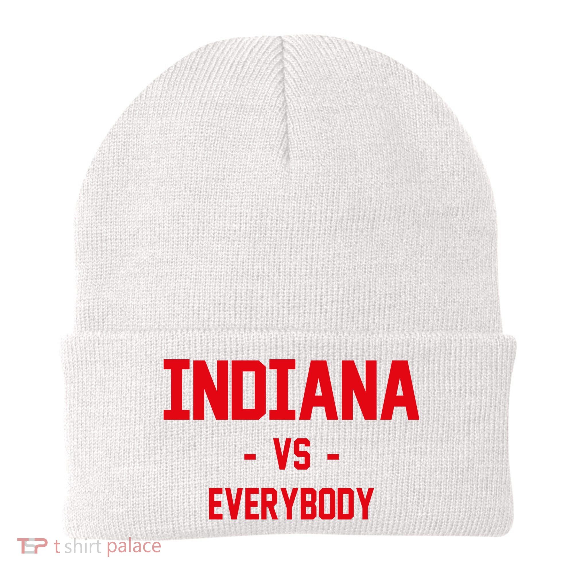 Indiana Vs Everybody (Red) Beanie