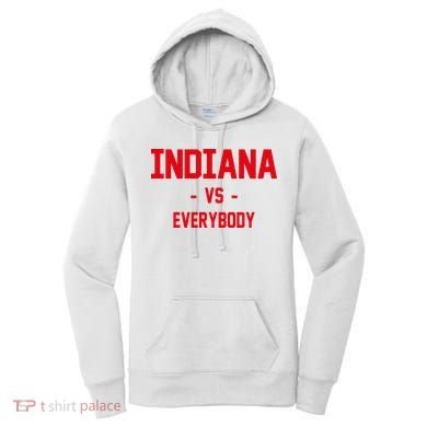 Indiana Vs Everybody (Red) Women's Hoodie