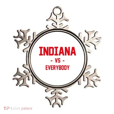 Indiana Vs Everybody (Red) Ornament