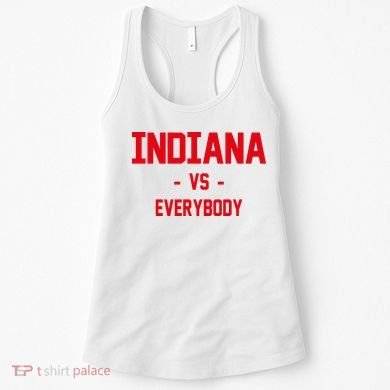 Indiana Vs Everybody (Red) Women's Tank Top