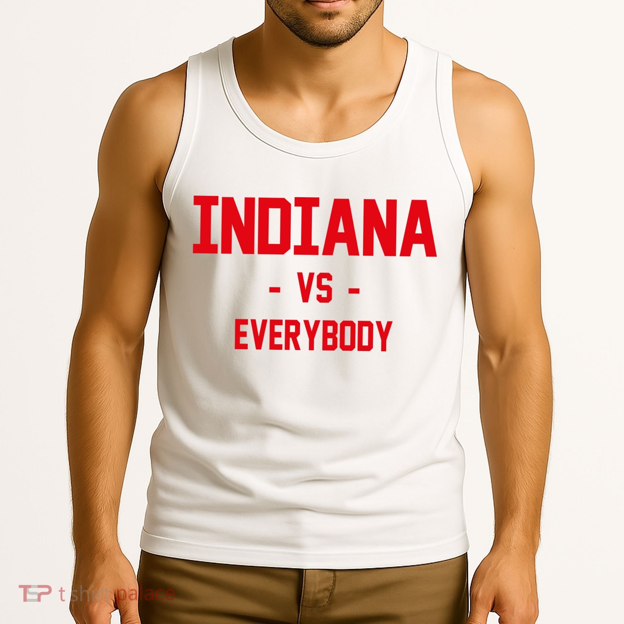 Indiana Vs Everybody (Red) Tank Top