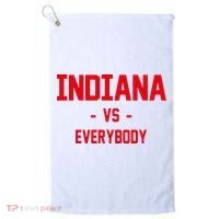 Indiana Vs Everybody (Red) Golf Towel thumb 0