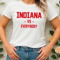 Indiana Vs Everybody (Red) Women's T-Shirt thumb 2