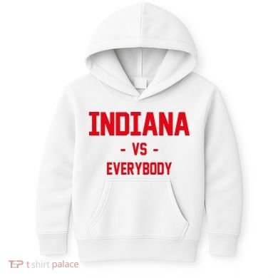 Indiana Vs Everybody (Red) Kids Hoodie