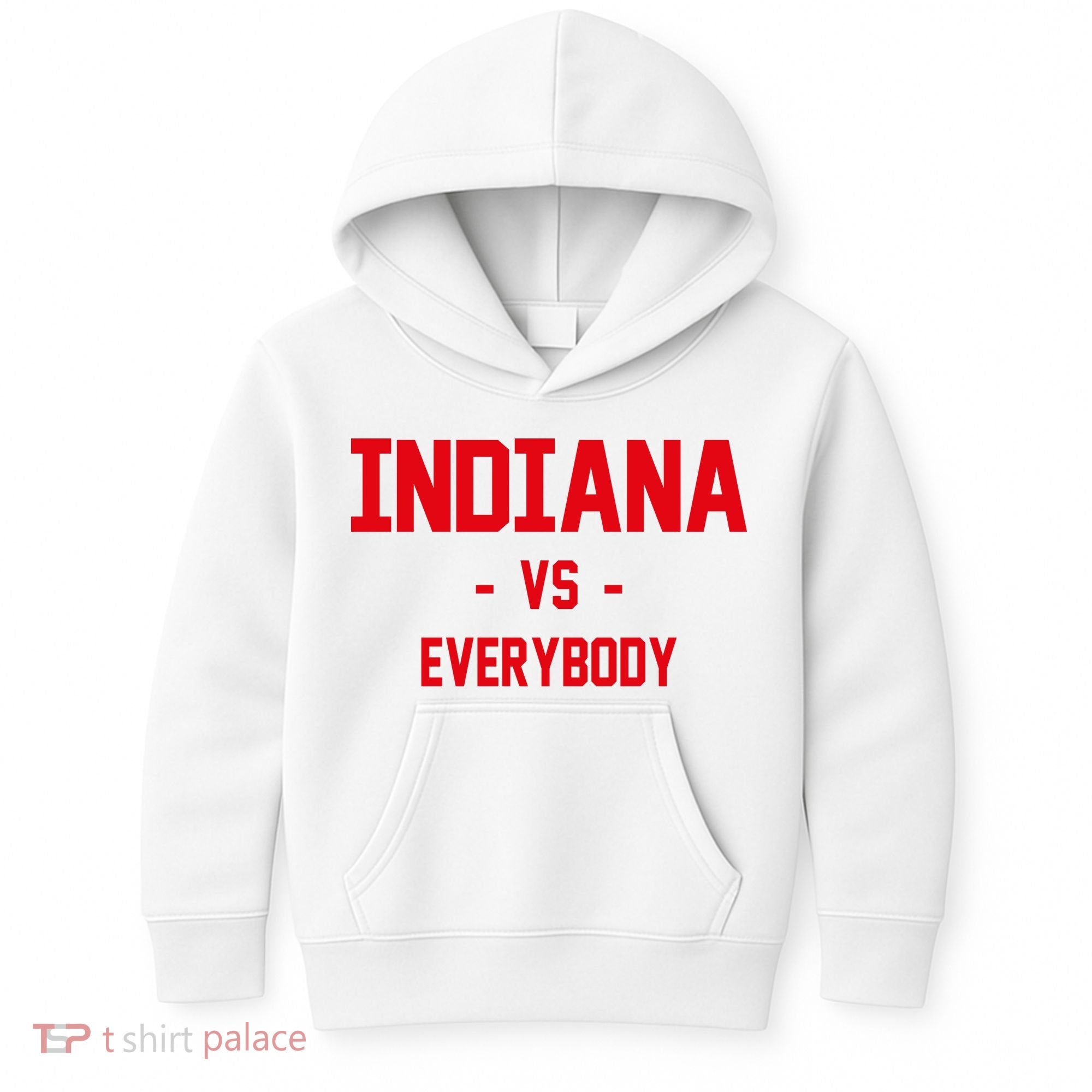 Indiana Vs Everybody (Red) Kids Hoodie