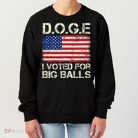 I Voted For Big Balls Doge Women's Sweatshirt thumb 0